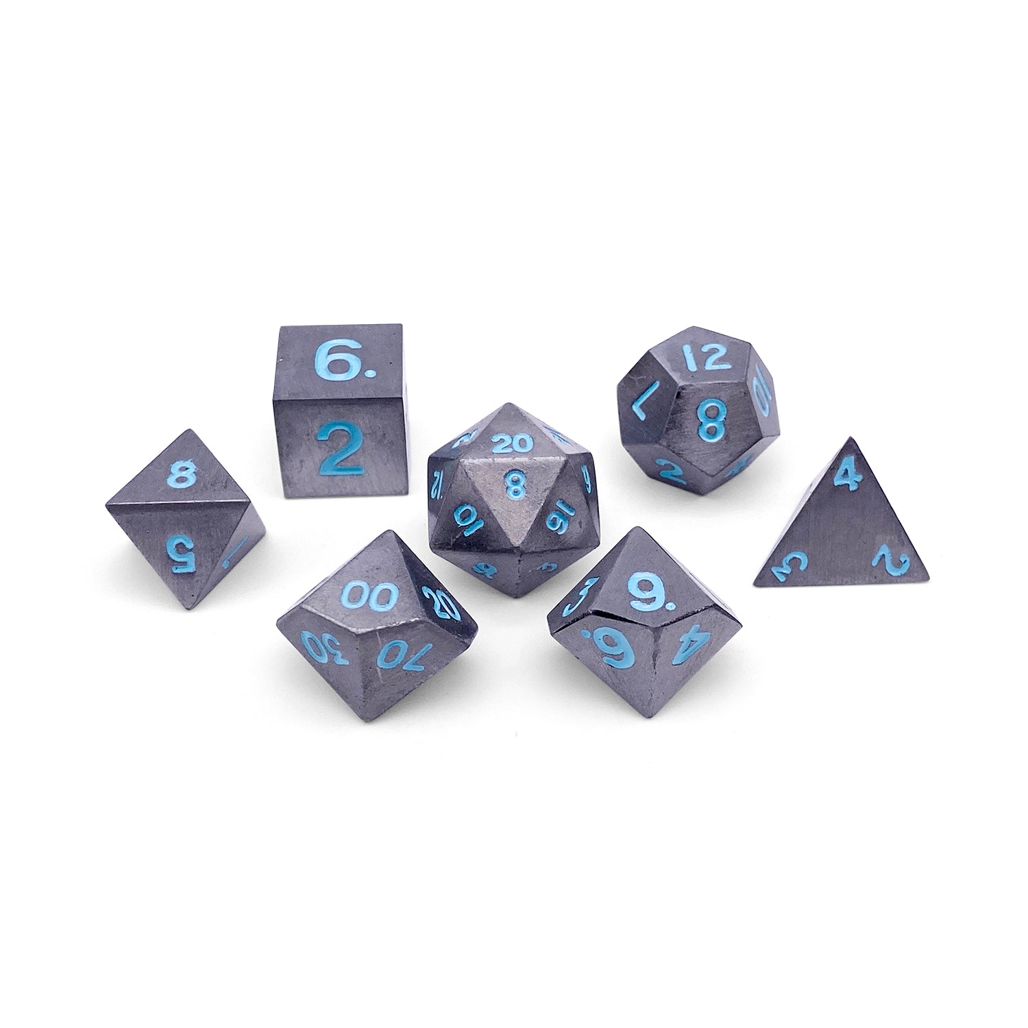 Spellbound - 7 Piece Metal Dice Set - NOR 0003