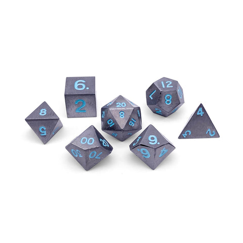 Spellbound - 7 Piece Metal D&D & RPGs Dice Set