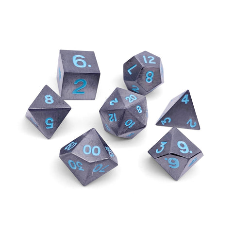 Spellbound - 7 Piece Metal D&D & RPGs Dice Set