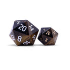 Tiger's Eye - Boulder 30mm Gemstone Dice - NOR 01026