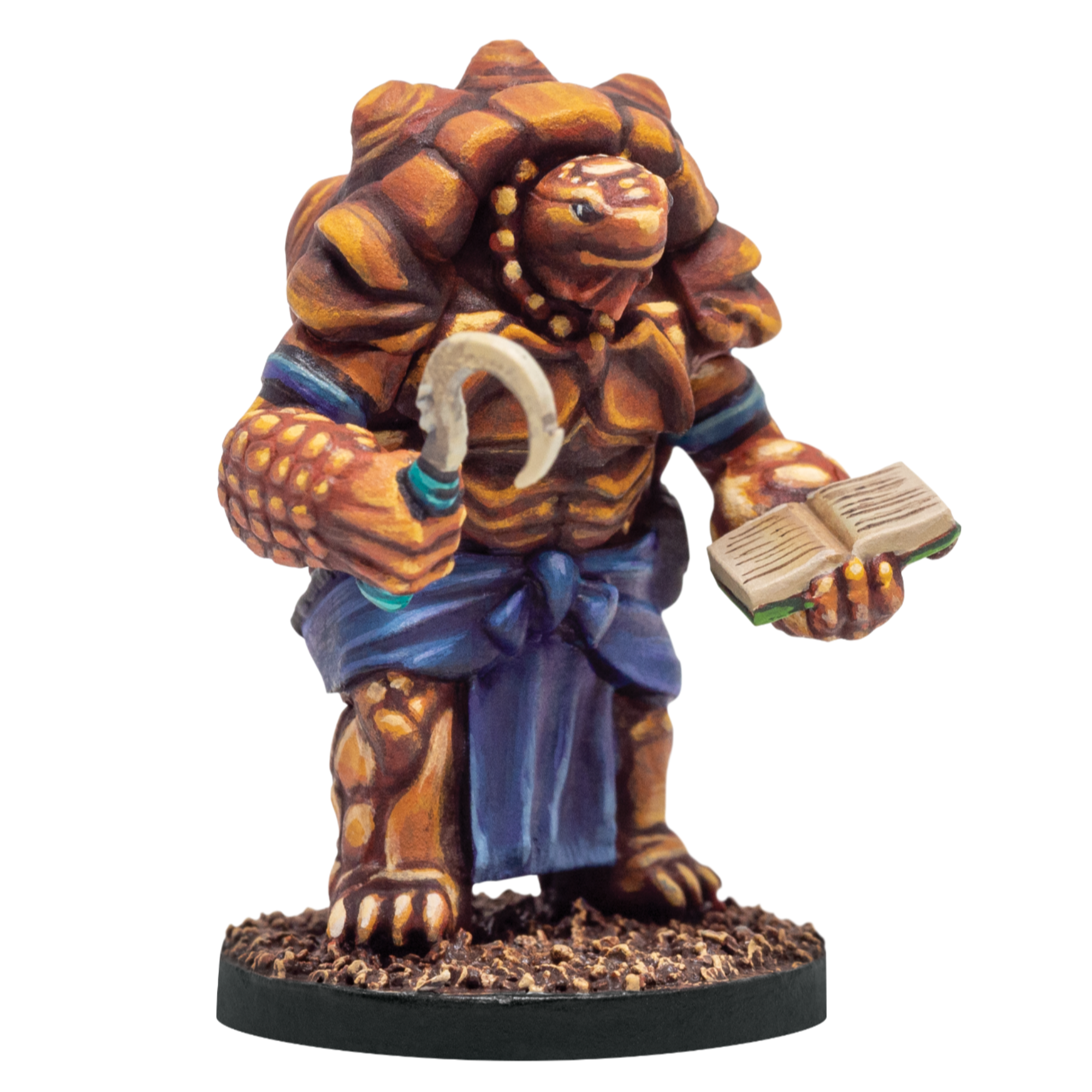 Tlah-Loke - Turtlefolk Medium Armor 28mm Miniature By Adventurers & Adversaries - A&A 0024