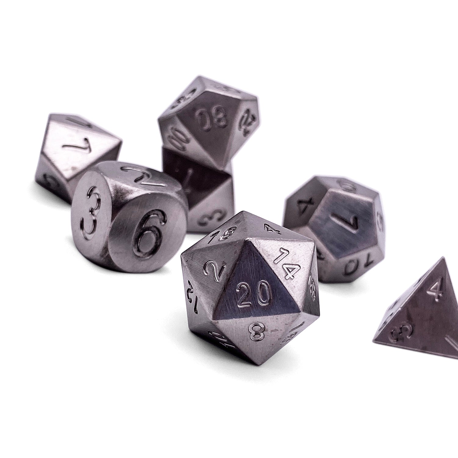 Tungsten - 7 Piece RPG Set True Metal Dice - NOR 02646