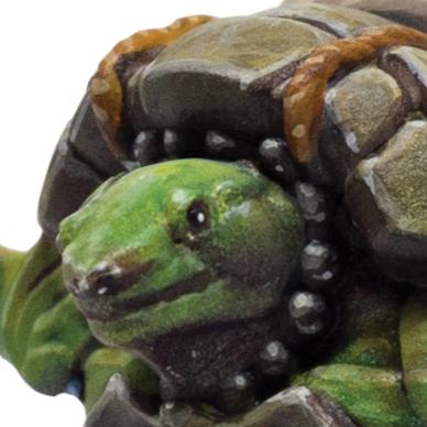 Aristurtle - Turtlefolk Light Armor 28mm Miniature by Adventurers & Adversaries