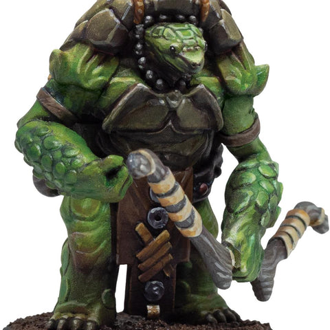 Aristurtle - Turtlefolk Light Armor 28mm Miniature by Adventurers & Adversaries