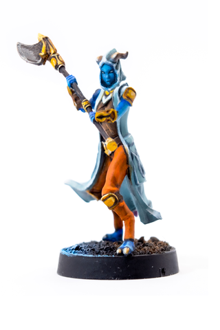 Ubagabi - Demonkin Female Medium Miniature by Adventurers & Adversaries