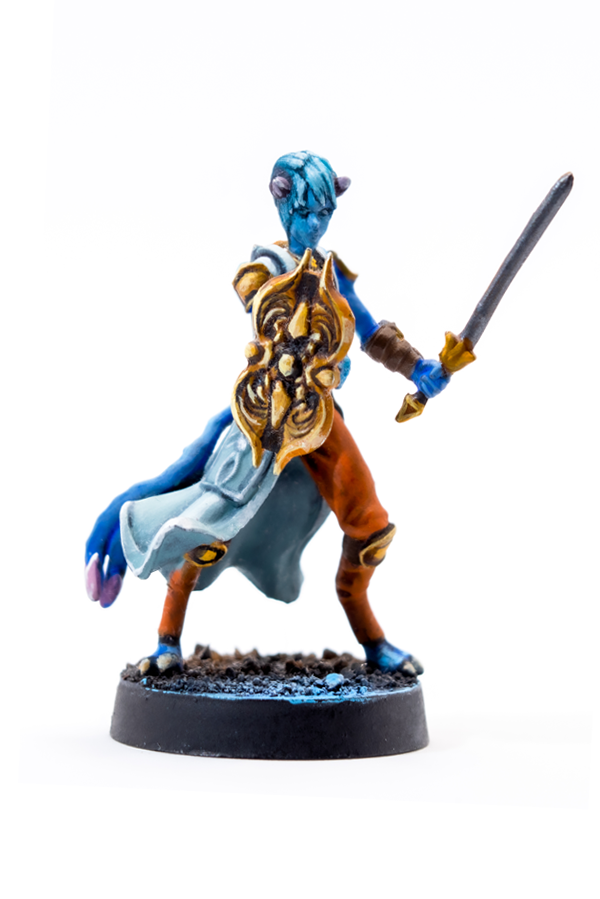 Ubagabi - Demonkin Female Medium Miniature by Adventurers & Adversaries - A&A 0052