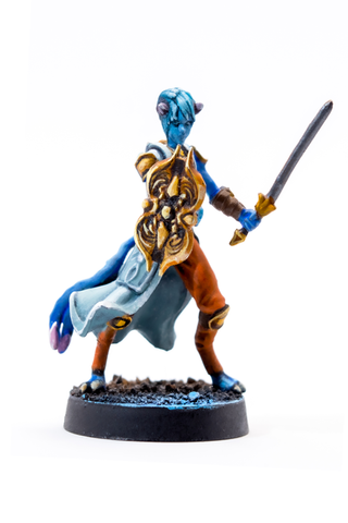 Ubagabi - Demonkin Female Medium Miniature by Adventurers & Adversaries