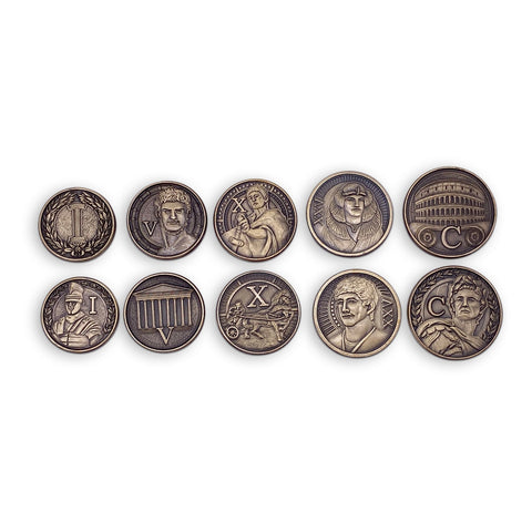 Adventure Coins - Romans Metal Coins Variety Pack Set of 10