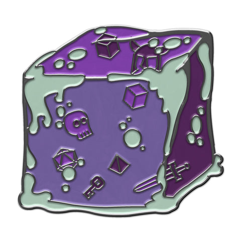 Ooze of Doom - Hard Enamel Adventure Dice Pin Metal by Norse Foundry