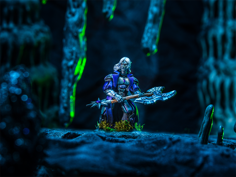 Vutheth - Elf Male Medium Miniature by Adventurers & Adversaries