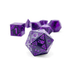 Wormhole - Space Dice 7 Piece RPG Set-Metal Dice-Norse Foundry-Dungeons and Dragons-DND Dice-D20-Dice-DND