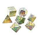 Yggdrasil Norse Themed Metal Dice Set -Metal Dice-Norse Foundry-Dungeons and Dragons-DND Dice-D20-Dice-DND