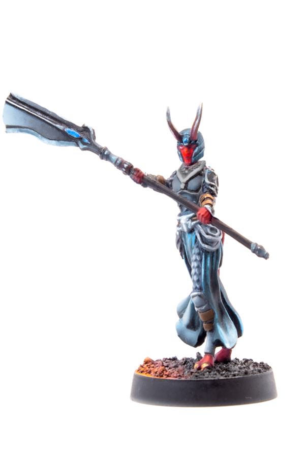 Yutari - Demonkin Female Heavy Miniature by Adventurers & Adversaries - A&A 0053