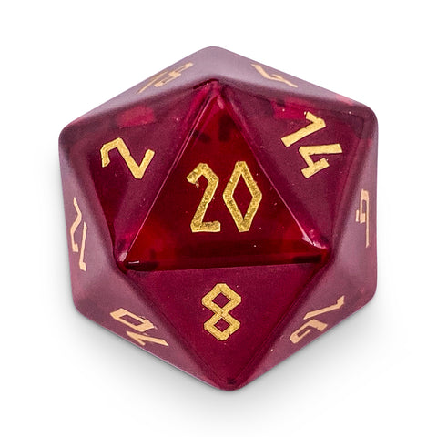 Zircon Garnet - Boulder 30mm® Gemstone Dice