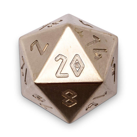 Brass - Boulder® 55mm True Metal Dice