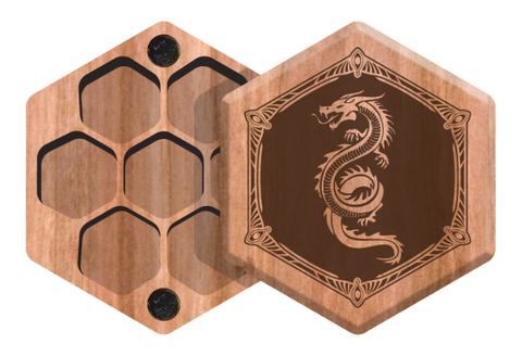 Cherry Wood Elderwood Mini Hex Chest