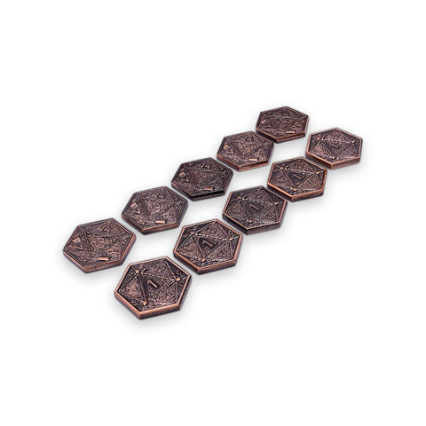 Small 25mm Dungeon Delve Coins - Pack of 10