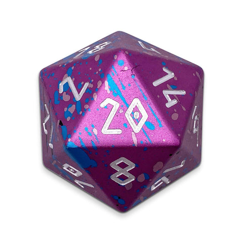 Cosmic Horror - Single D20 6063 Aluminum Wondrous Dice