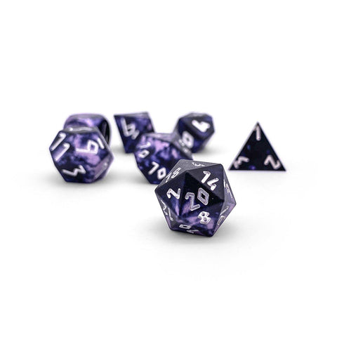 Dracolich - Pebble™ 10mm Set 6063 Aluminum Wondrous Dice