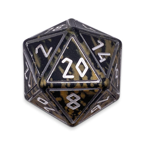 Great Void - Nimbus™ Boulder® 55mm 6063 Aluminum Wondrous Dice