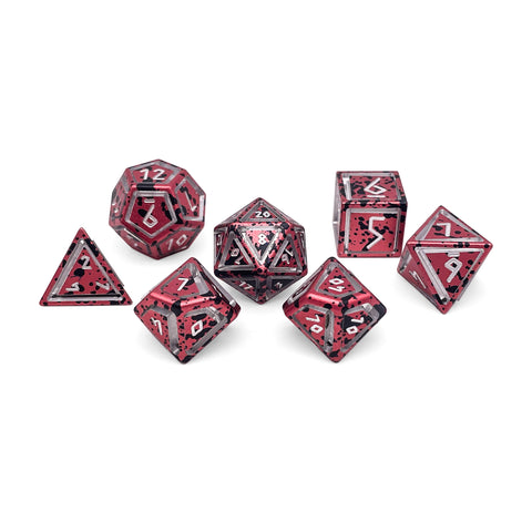 Berserker's Frenzy - Nimbus™ 7 Piece RPG Set 6063 Aluminum Wondrous Dice