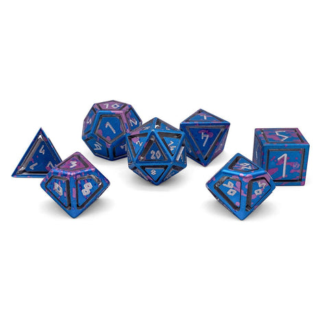 Miami Dice - Nimbus™ 7 Piece RPG Set 6063 Aluminum Wondrous Dice