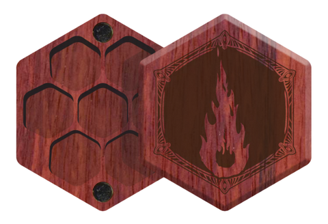 Padauk Elderwood Mini Hex Chest