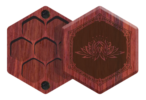 Padauk Elderwood Mini Hex Chest