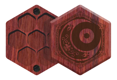 Padauk Elderwood Mini Hex Chest