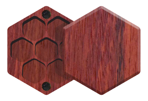 Padauk Elderwood Mini Hex Chest