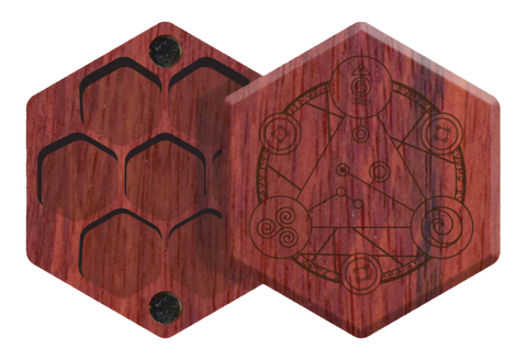 Padauk Elderwood Mini Hex Chest