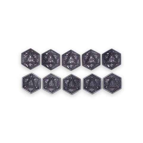 Small 25mm Dungeon Delve Coins - Pack of 10