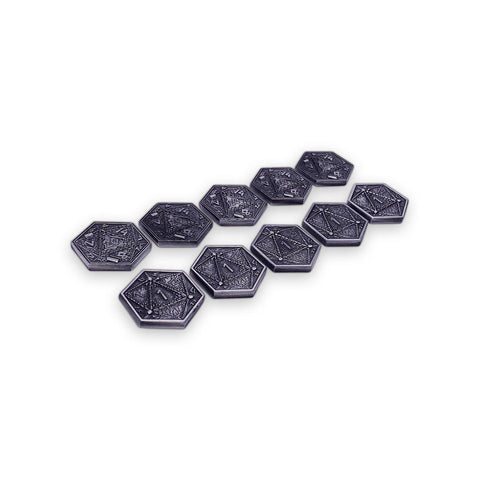 Small 25mm Dungeon Delve Coins - Pack of 10