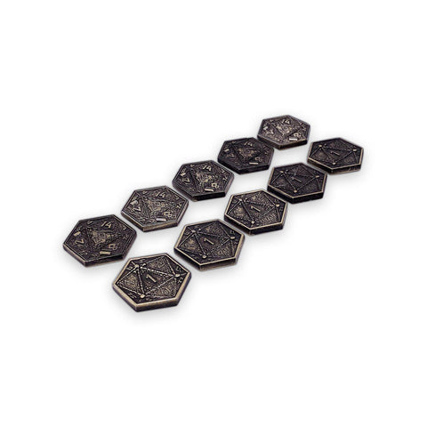 Small 25mm Dungeon Delve Coins - Pack of 10