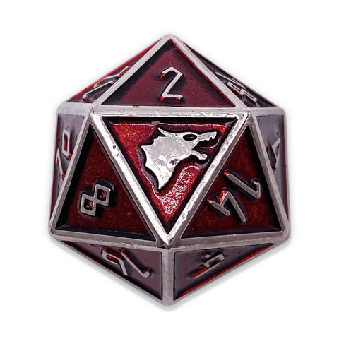 Norse Foundry Runestones™ - 25mm D20 - Vampire Blood